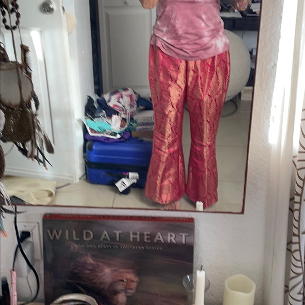 Silk silk Indian harem pants